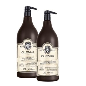 Kit Shampoo Purificante e Condicionador Revitalizante Men's Care Olenka 1,5l