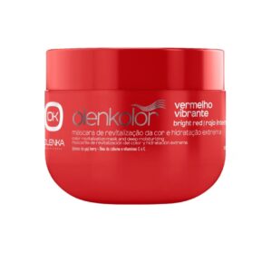 Máscara de Revitalização da Cor Vermelho Brilhante Olenkolor Olenka 250g